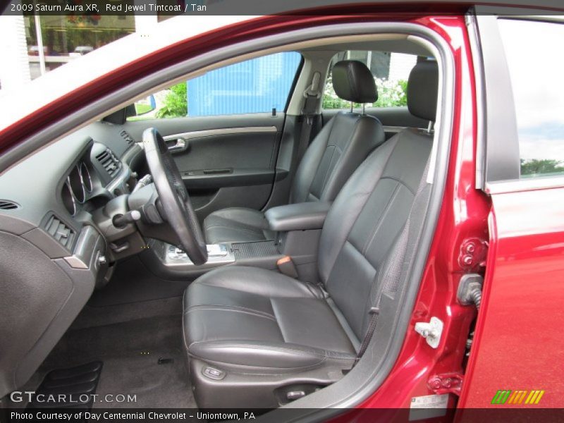 Red Jewel Tintcoat / Tan 2009 Saturn Aura XR