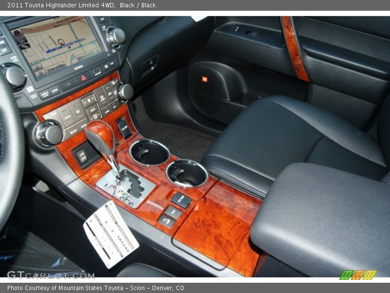Black / Black 2011 Toyota Highlander Limited 4WD