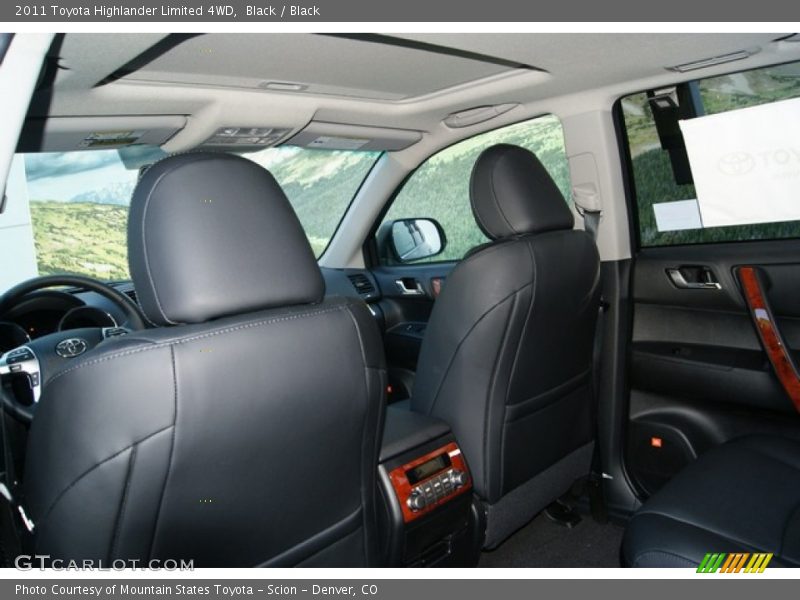 Black / Black 2011 Toyota Highlander Limited 4WD
