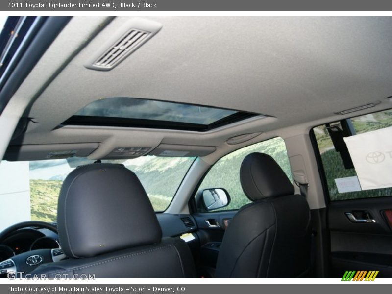Black / Black 2011 Toyota Highlander Limited 4WD