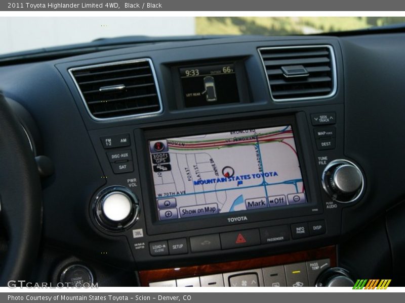 Black / Black 2011 Toyota Highlander Limited 4WD