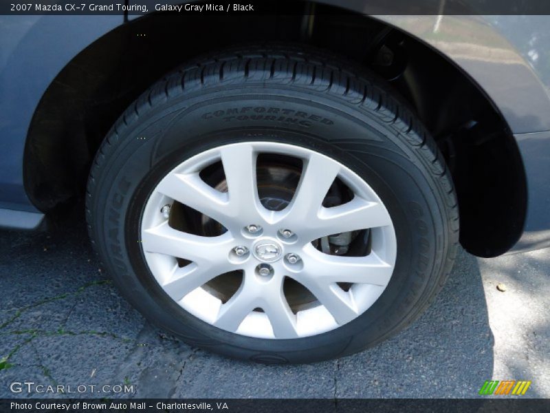 Galaxy Gray Mica / Black 2007 Mazda CX-7 Grand Touring