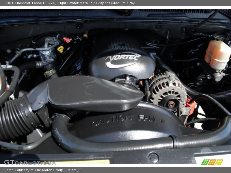 Light Pewter Metallic / Graphite/Medium Gray 2001 Chevrolet Tahoe LT 4x4