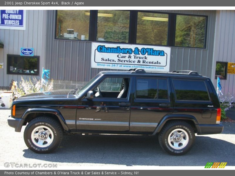 Black / Agate 2001 Jeep Cherokee Sport 4x4