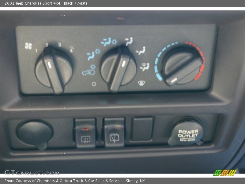 Black / Agate 2001 Jeep Cherokee Sport 4x4