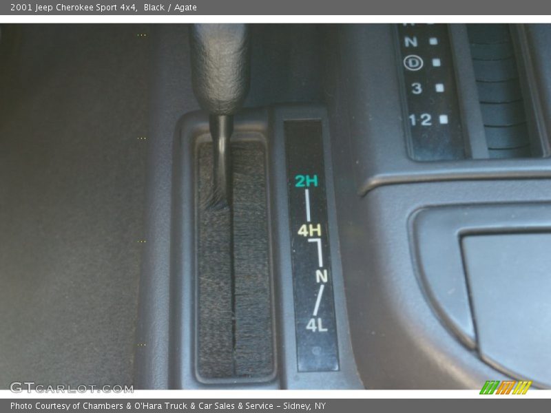 Black / Agate 2001 Jeep Cherokee Sport 4x4