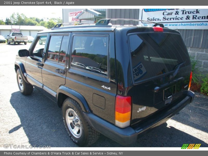 Black / Agate 2001 Jeep Cherokee Sport 4x4