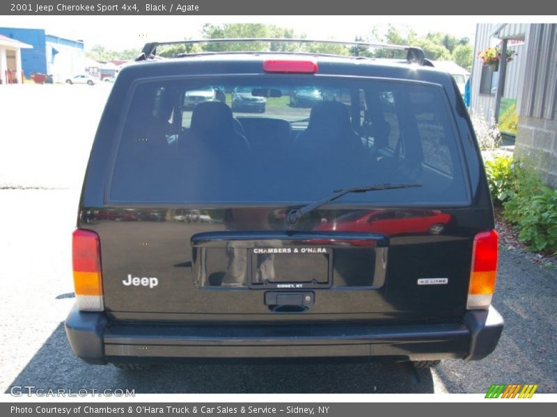 Black / Agate 2001 Jeep Cherokee Sport 4x4