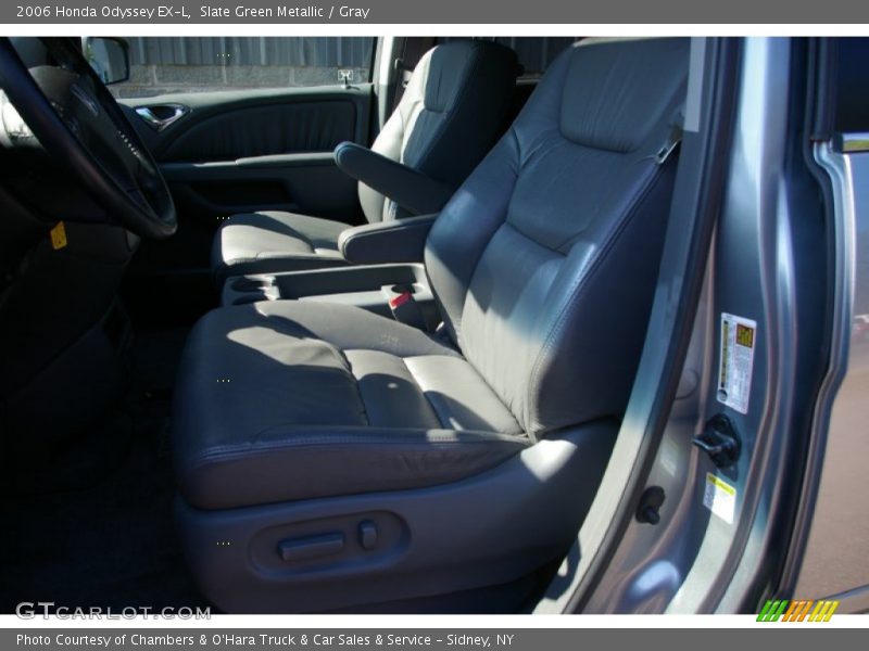 Slate Green Metallic / Gray 2006 Honda Odyssey EX-L