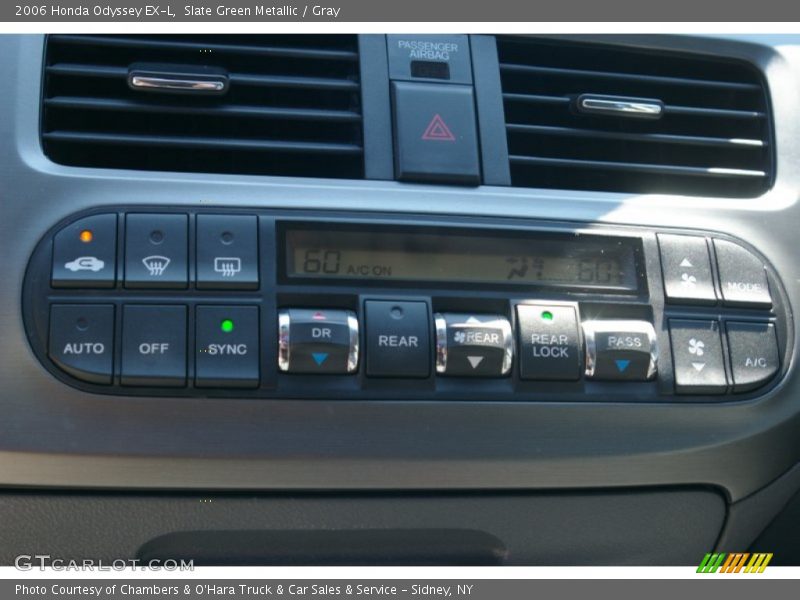 Slate Green Metallic / Gray 2006 Honda Odyssey EX-L