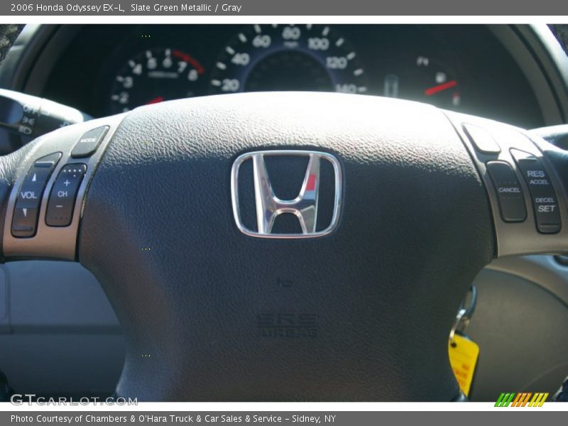 Slate Green Metallic / Gray 2006 Honda Odyssey EX-L