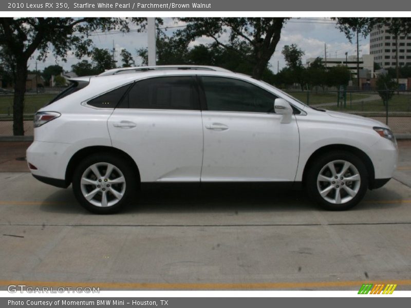 Starfire White Pearl / Parchment/Brown Walnut 2010 Lexus RX 350