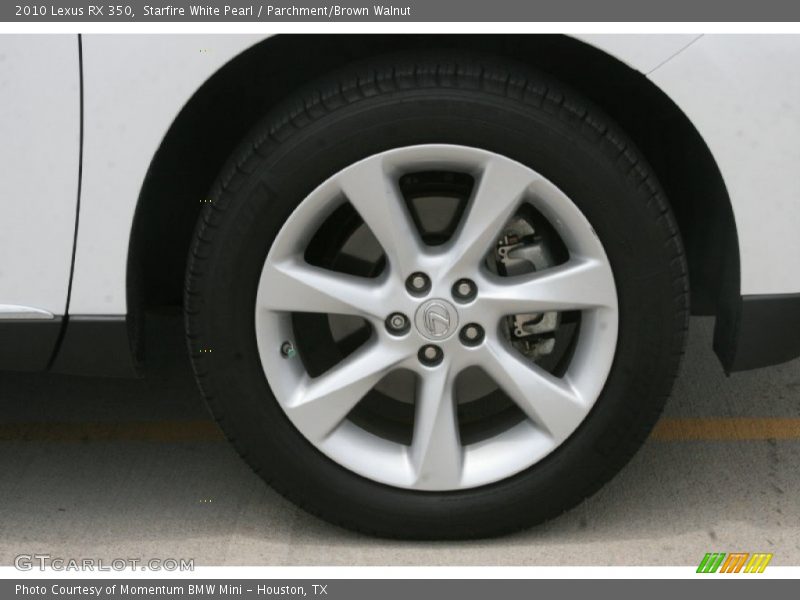 Starfire White Pearl / Parchment/Brown Walnut 2010 Lexus RX 350