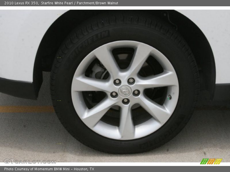 Starfire White Pearl / Parchment/Brown Walnut 2010 Lexus RX 350