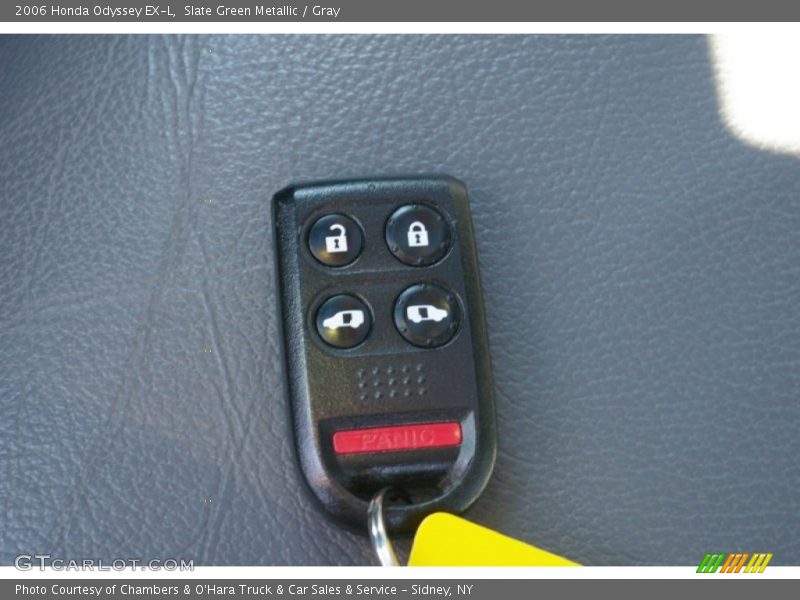 Slate Green Metallic / Gray 2006 Honda Odyssey EX-L