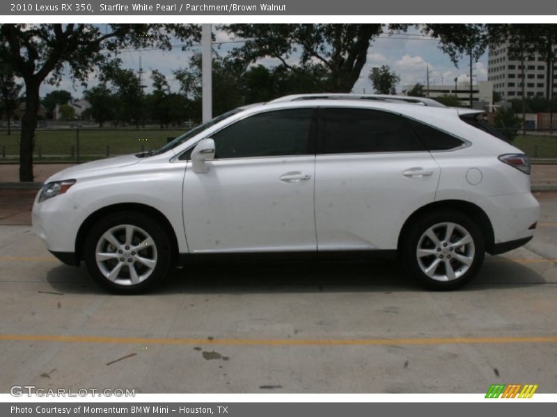 Starfire White Pearl / Parchment/Brown Walnut 2010 Lexus RX 350