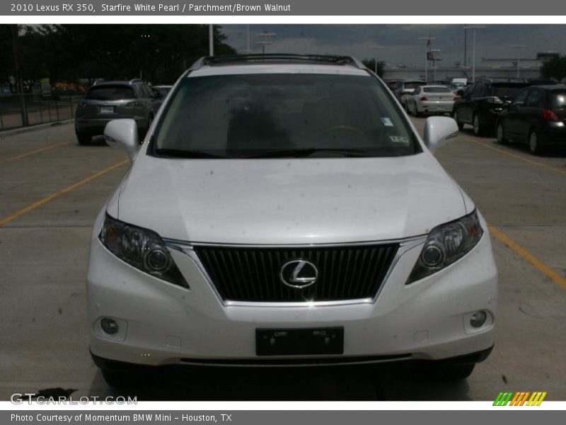 Starfire White Pearl / Parchment/Brown Walnut 2010 Lexus RX 350