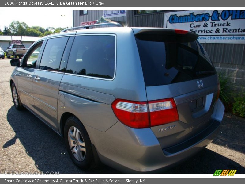 Slate Green Metallic / Gray 2006 Honda Odyssey EX-L
