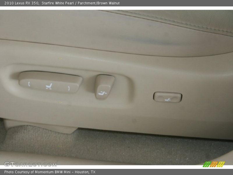 Starfire White Pearl / Parchment/Brown Walnut 2010 Lexus RX 350