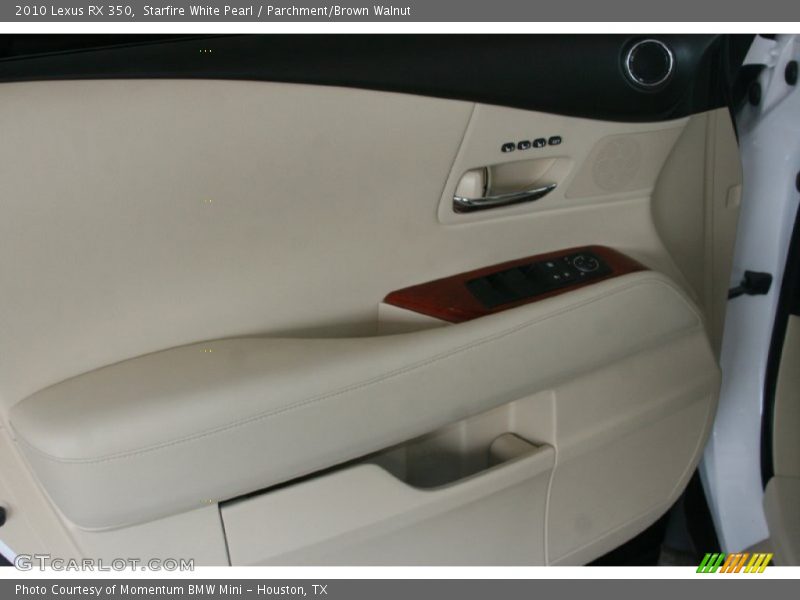 Starfire White Pearl / Parchment/Brown Walnut 2010 Lexus RX 350