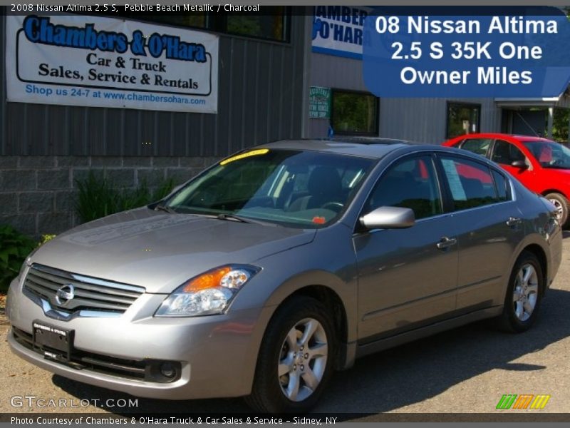 Pebble Beach Metallic / Charcoal 2008 Nissan Altima 2.5 S