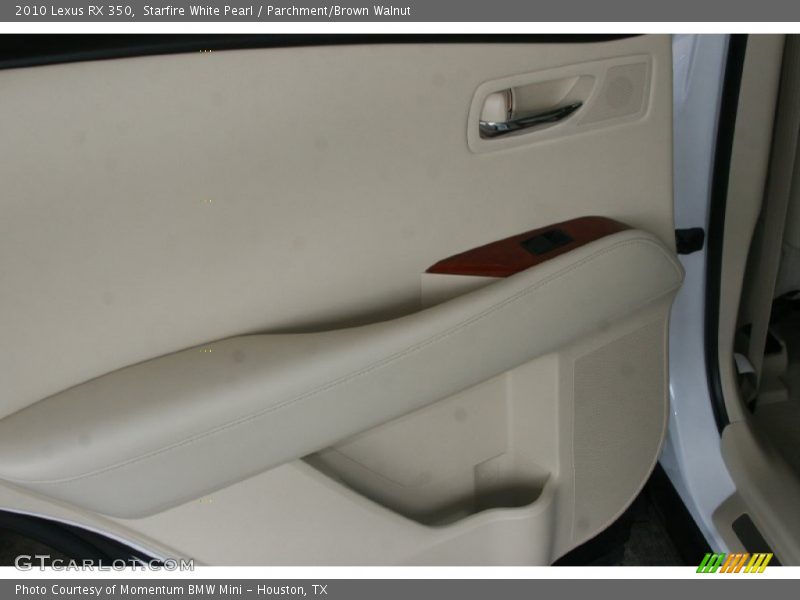 Starfire White Pearl / Parchment/Brown Walnut 2010 Lexus RX 350