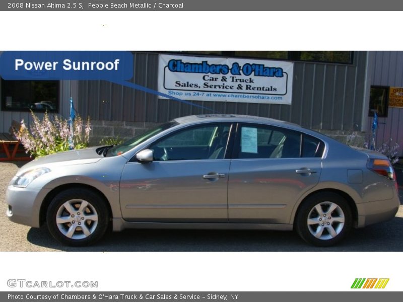 Pebble Beach Metallic / Charcoal 2008 Nissan Altima 2.5 S