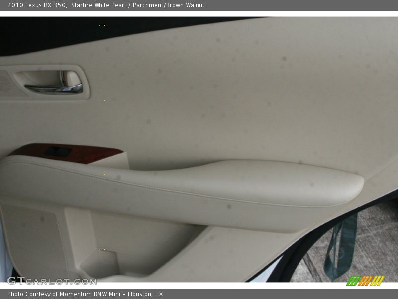 Starfire White Pearl / Parchment/Brown Walnut 2010 Lexus RX 350