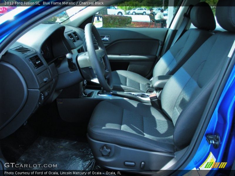 2012 Fusion SE Charcoal Black Interior