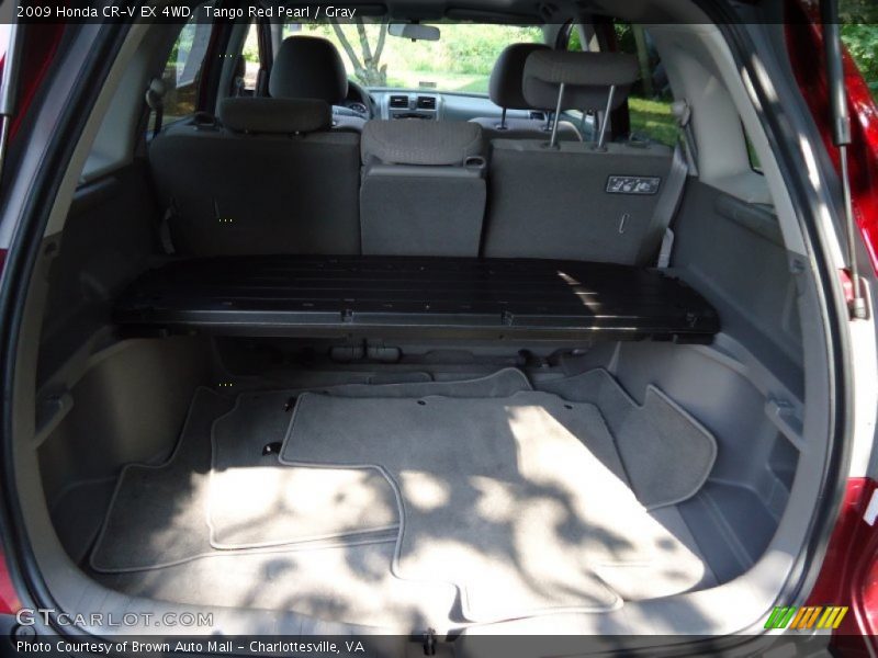 Tango Red Pearl / Gray 2009 Honda CR-V EX 4WD