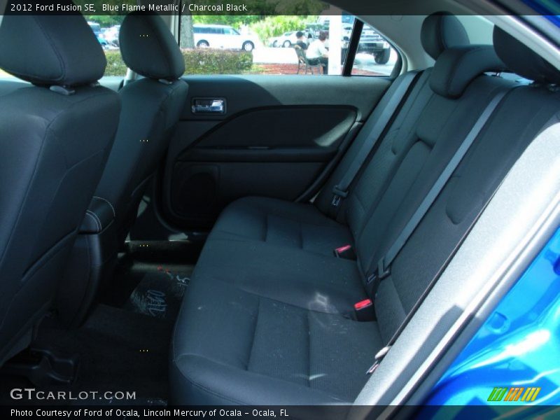  2012 Fusion SE Charcoal Black Interior