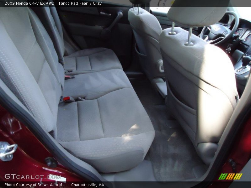 Tango Red Pearl / Gray 2009 Honda CR-V EX 4WD