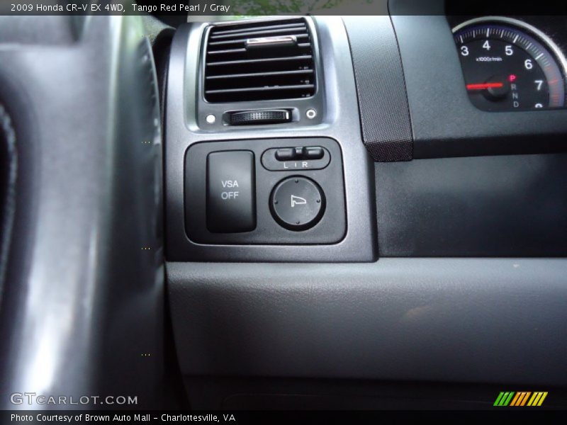 Tango Red Pearl / Gray 2009 Honda CR-V EX 4WD