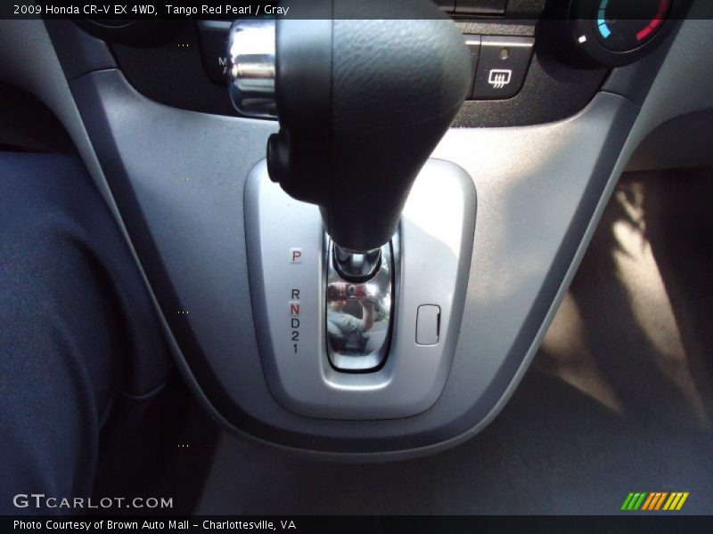 Tango Red Pearl / Gray 2009 Honda CR-V EX 4WD