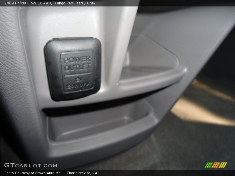 Tango Red Pearl / Gray 2009 Honda CR-V EX 4WD