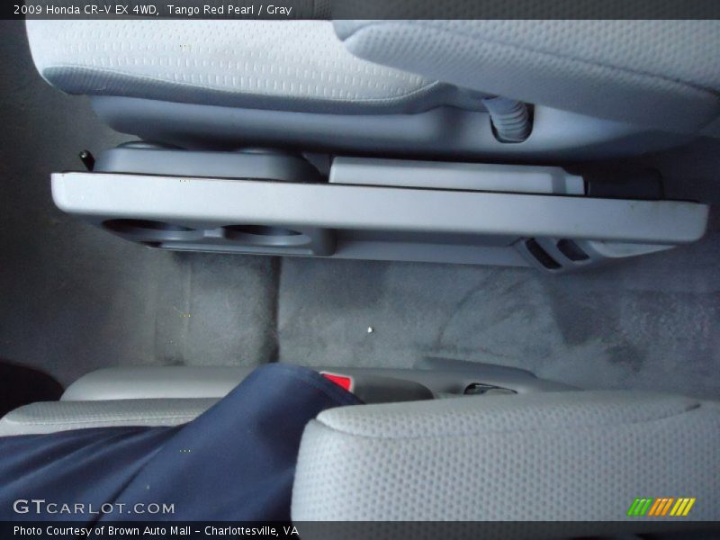 Tango Red Pearl / Gray 2009 Honda CR-V EX 4WD