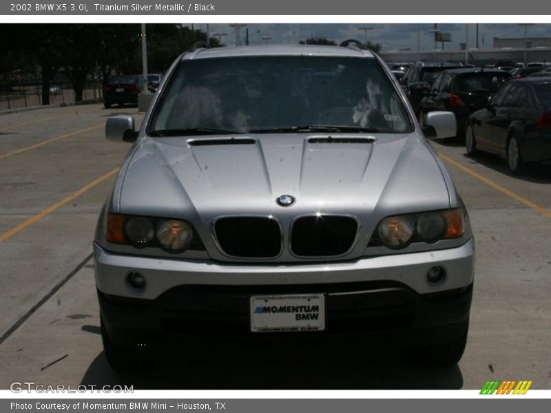 Titanium Silver Metallic / Black 2002 BMW X5 3.0i