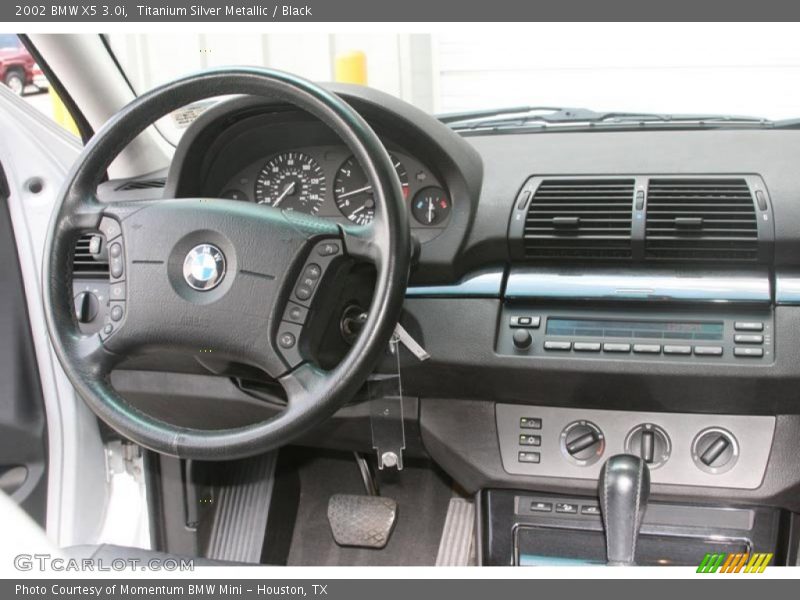 Titanium Silver Metallic / Black 2002 BMW X5 3.0i