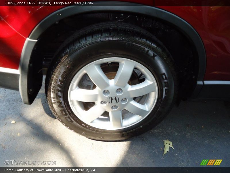 Tango Red Pearl / Gray 2009 Honda CR-V EX 4WD