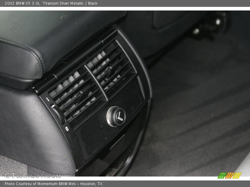 Titanium Silver Metallic / Black 2002 BMW X5 3.0i