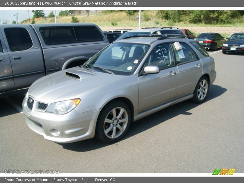 Crystal Gray Metallic / Anthracite Black 2006 Subaru Impreza WRX Wagon