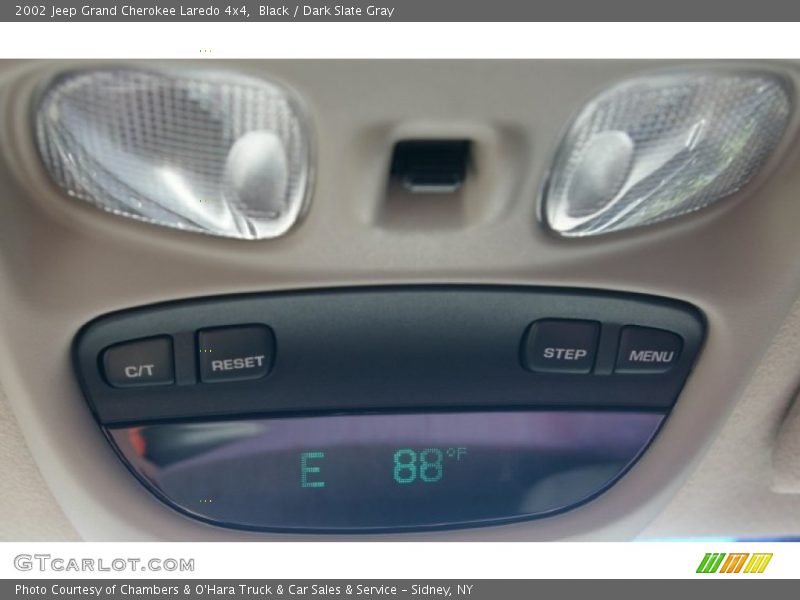 Black / Dark Slate Gray 2002 Jeep Grand Cherokee Laredo 4x4