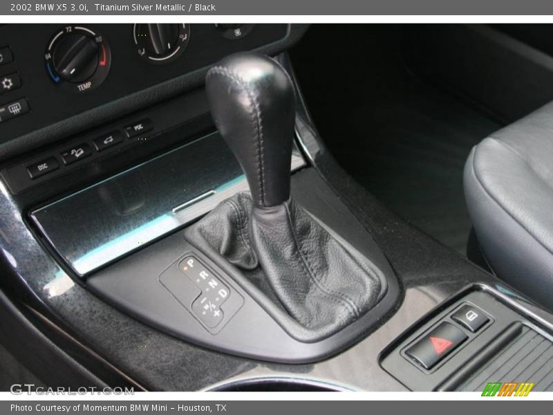 Titanium Silver Metallic / Black 2002 BMW X5 3.0i