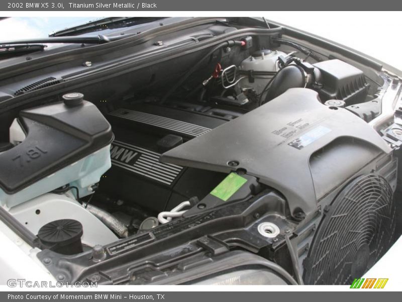 Titanium Silver Metallic / Black 2002 BMW X5 3.0i