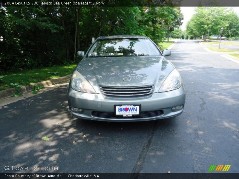 Mystic Sea Green Opalescent / Ivory 2004 Lexus ES 330