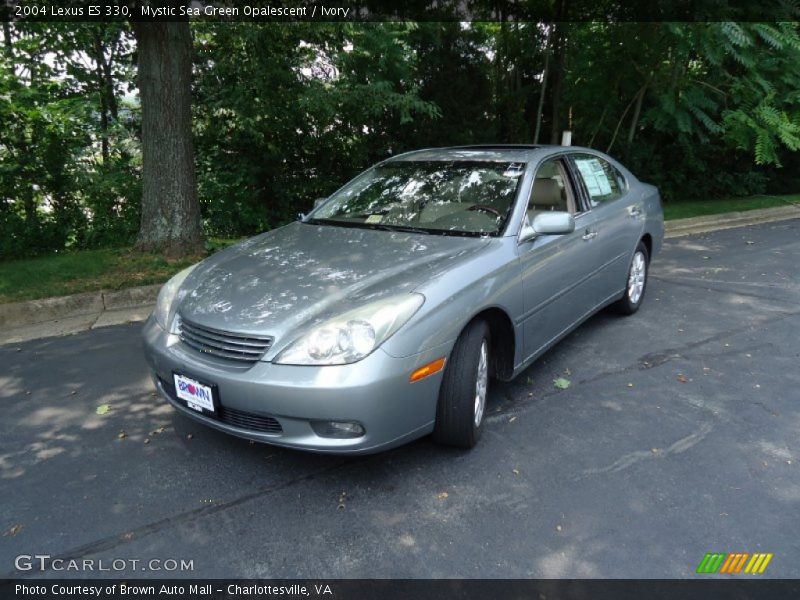 Mystic Sea Green Opalescent / Ivory 2004 Lexus ES 330