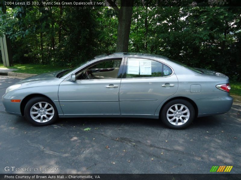 Mystic Sea Green Opalescent / Ivory 2004 Lexus ES 330