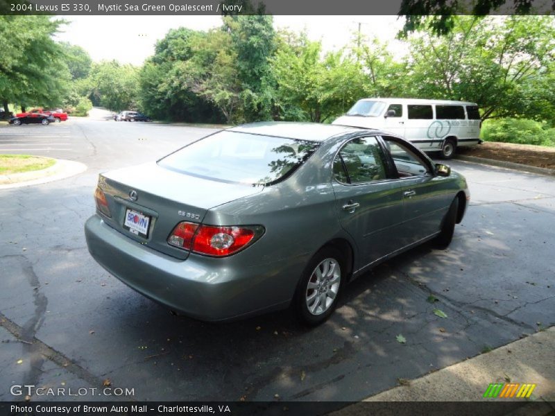 Mystic Sea Green Opalescent / Ivory 2004 Lexus ES 330