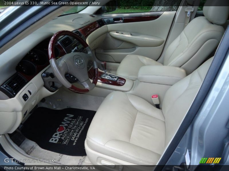 Mystic Sea Green Opalescent / Ivory 2004 Lexus ES 330