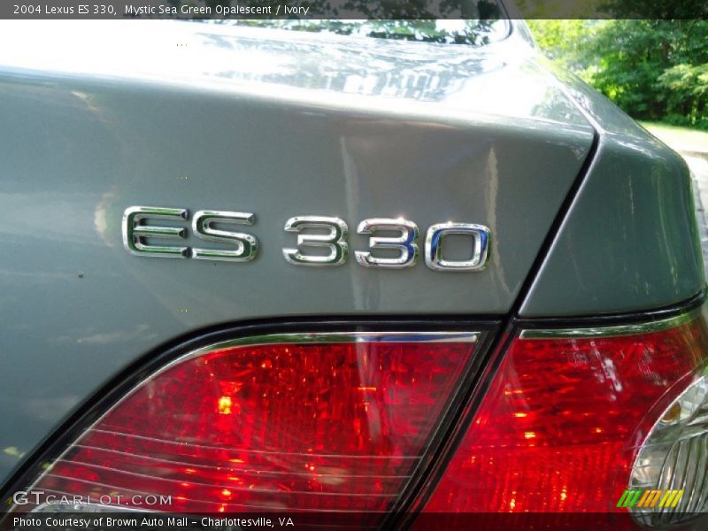 Mystic Sea Green Opalescent / Ivory 2004 Lexus ES 330